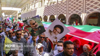 برگزاری راهپیمایی جمعه‌های خشم در سراسر خوزستان