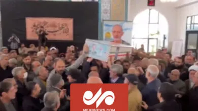 وداع مردم تهران با پیکر شهیدالقدس سردار پورهاشمی