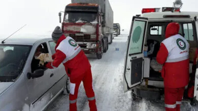 هلال احمر آذربایجان غربی به ۱۸۰ نفر گرفتار در برف وکولاک امدادرسانی کرد