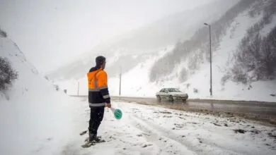 راه‌های مواصلاتی مازندران باز است/سطح جاده‌ها لغزنده است
