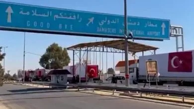 ترکیه بازسازی فرودگاه دمشق را آغاز کرد + ویدئو