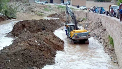 لایروبی ۱۰ کیلومتر از رودخانههای اسدآباد