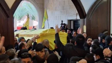 حضور نمایندگان رهبر انقلاب در مراسم تشیع شهید صفی الدین