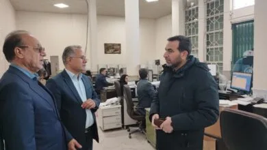 بازدید میدانی مدیرکل بحران کرمانشاه از شعب کشیک بانک‌ها