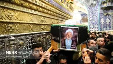 تشییع پیکر حجت السلام شیخ رضا نوری همدانی در قم