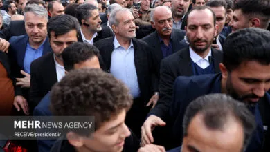 پزشکیان وارد فیروزکوه شد
