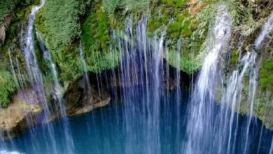 عجیب ترین آبشار ایران | آبشاری که آفت کش است