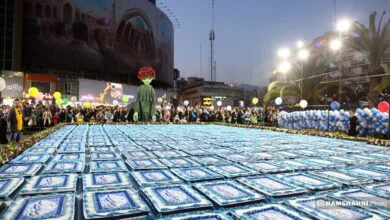 جشن خیابانی عید سعید فطر در میدان ولیعصر(عج)