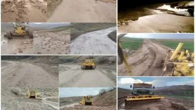 خسارت ۱۵۰ میلیاردی بارندگی‌های اخیر به راه‌ها و ابنیه فنی دلفان