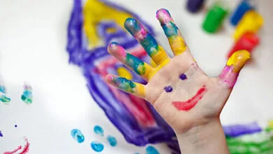 نمایشگاهی از آثار کودکان خاص