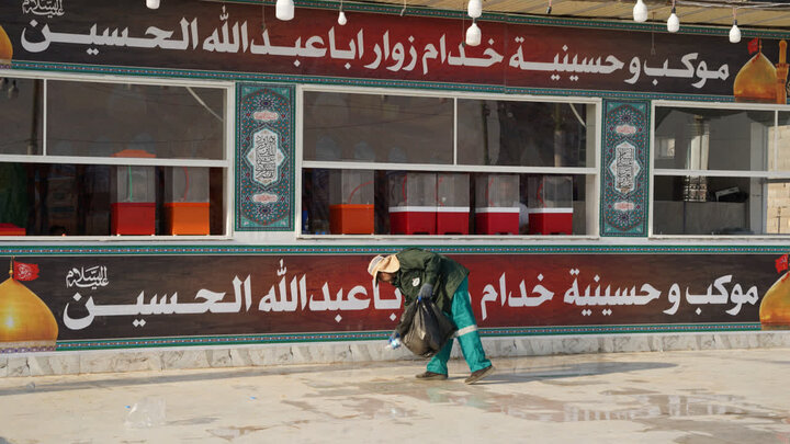 موکب حضرت شاهچراغ(ع) در شلمچه تکه‌ای از قلب شیراز در مسیر کربلا