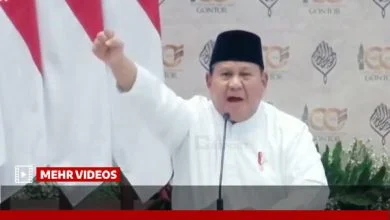 تصاویری از اقدام ضد اسرائیلی رئیس‌جمهور اندونزی